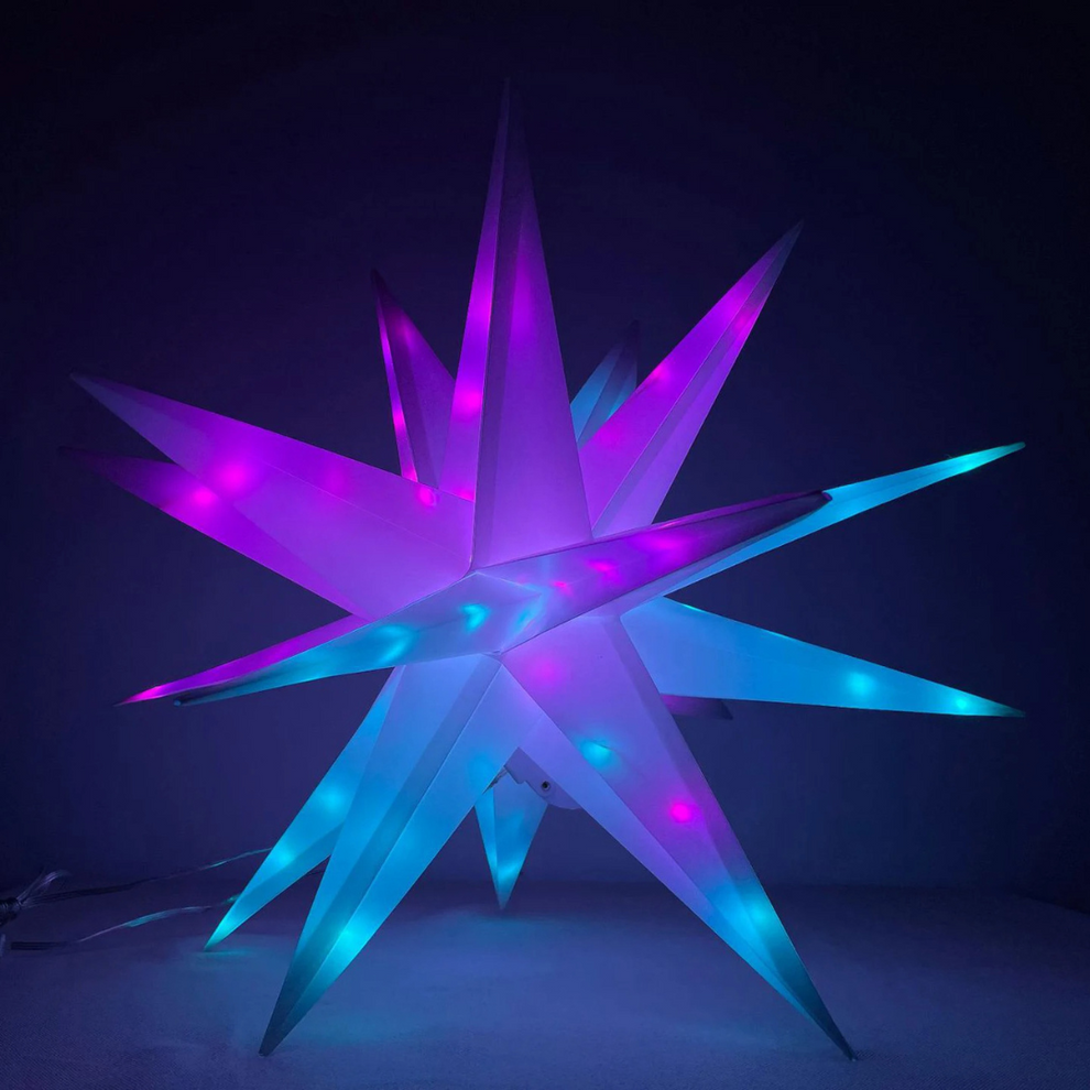 StarGlow - Colorful LED Hanging Star Light with Remote Control