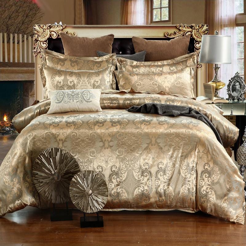 SatinLuxe Bedding Set with Smooth Surface and Slim Pillowcases