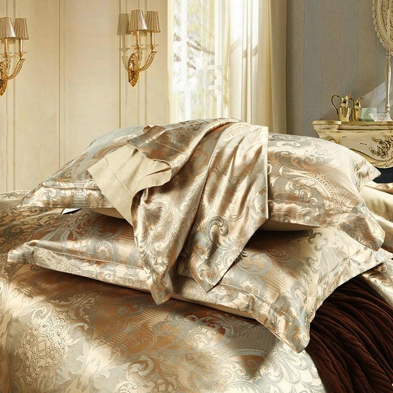 SatinLuxe Bedding Set with Smooth Surface and Slim Pillowcases
