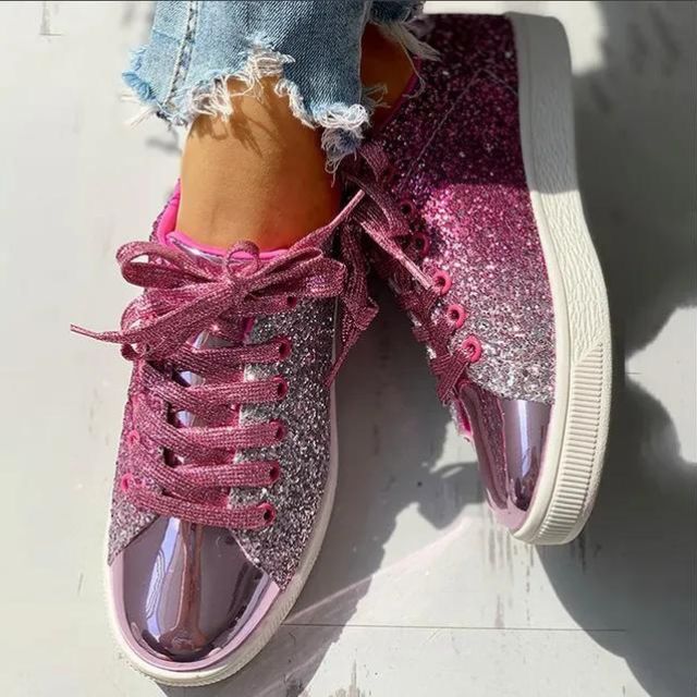 Nova Glittering Sneakers for Women with Padded Sole - Comfort and Style in One