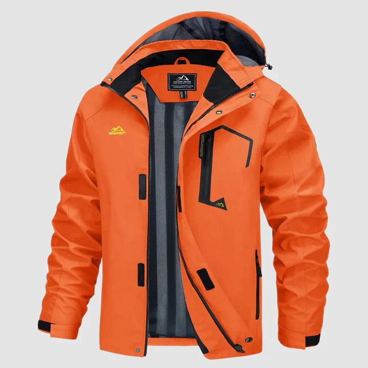 Kalle - Waterproof Jacket with Zipper and Hood