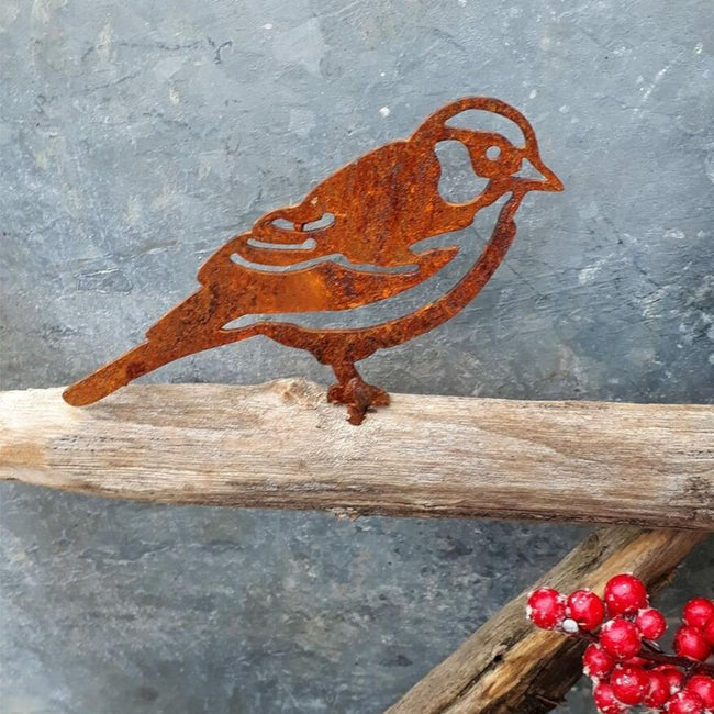 Rusty Metal Bird Garden Decoration