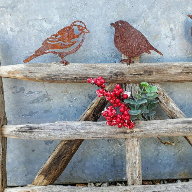 Rusty Metal Bird Garden Decoration