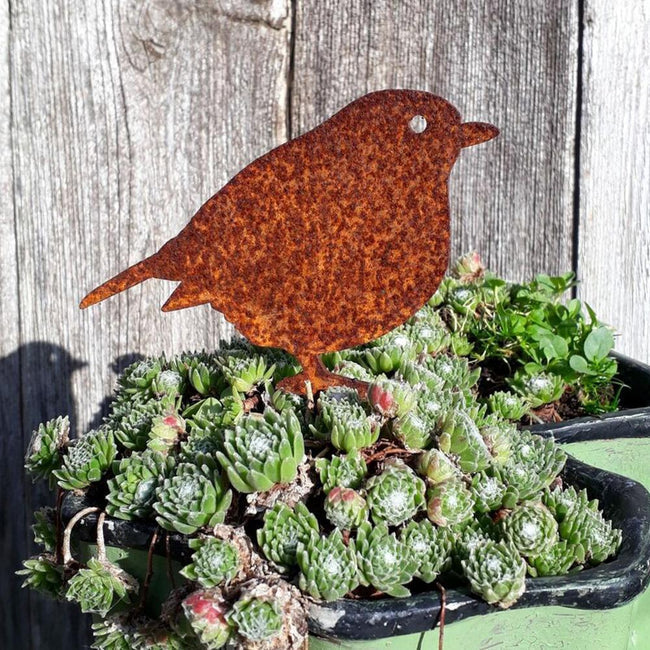 Rusty Metal Bird Garden Decoration