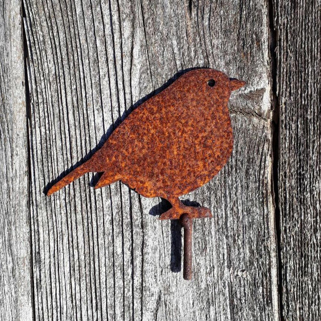 Rusty Metal Bird Garden Decoration