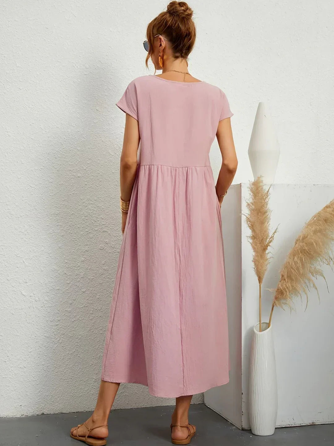 Decerie Soft Cotton Light Dress with Pockets