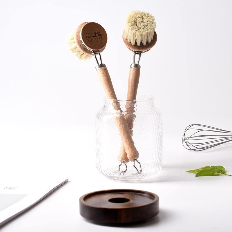 CleanCraft - Elegant wooden dish brush