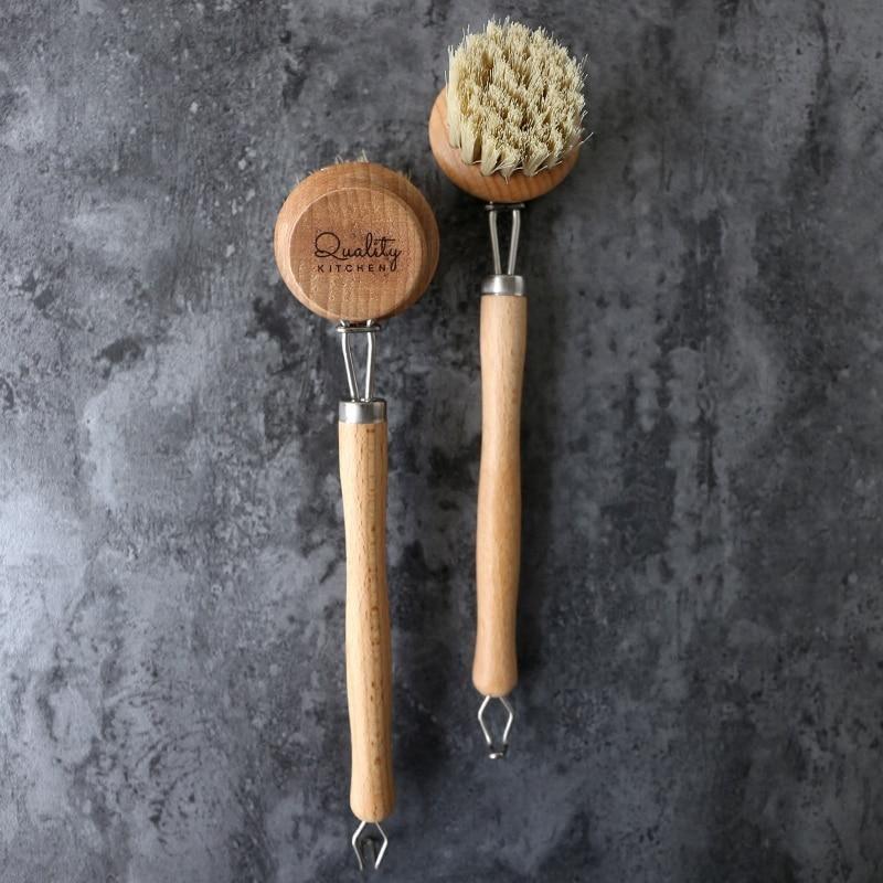 CleanCraft - Elegant wooden dish brush