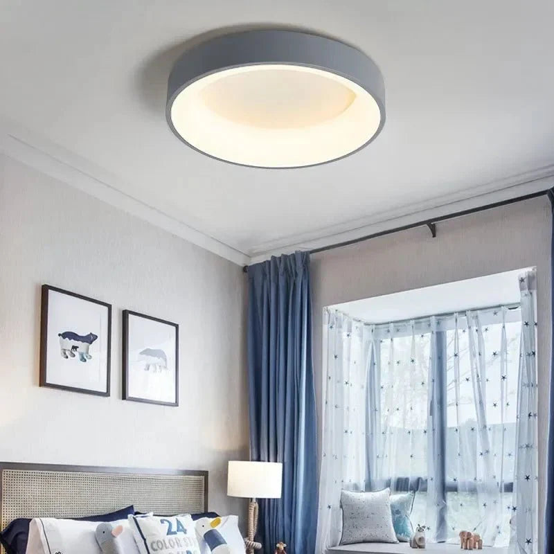 CelestialGlow - Scandinavian Round LED Ceiling Lights