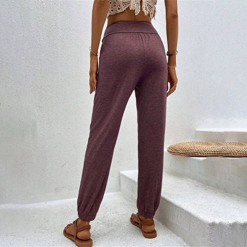 Isla - Plain Leisure Trousers