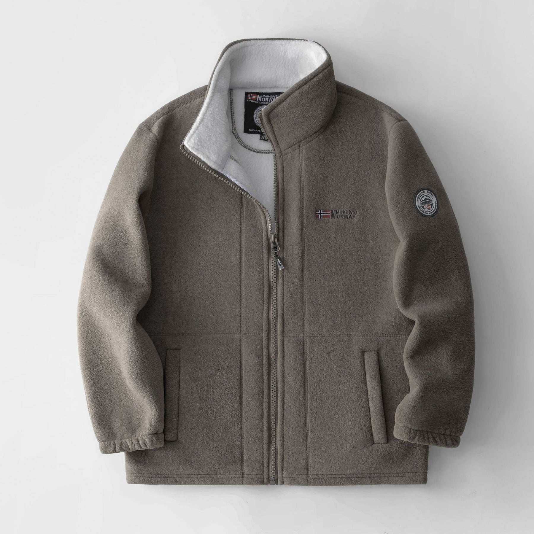 Otto - Fleece-lined jacket with zipper and pockets