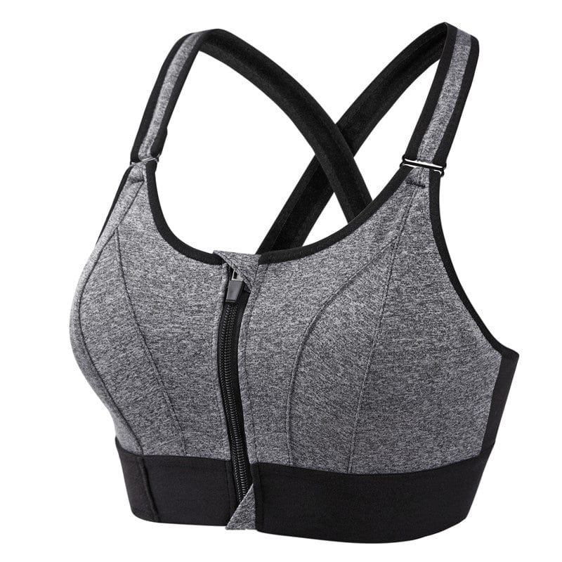 Edith's  EmpowerFit Front-Zip Sports-Bra