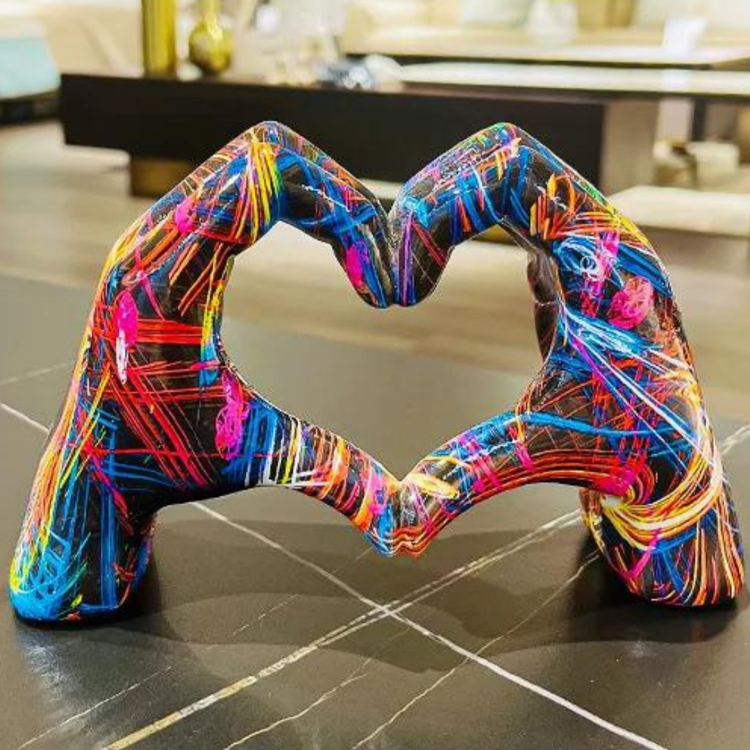 Elegant - Heart Gesture Hand Sculpture