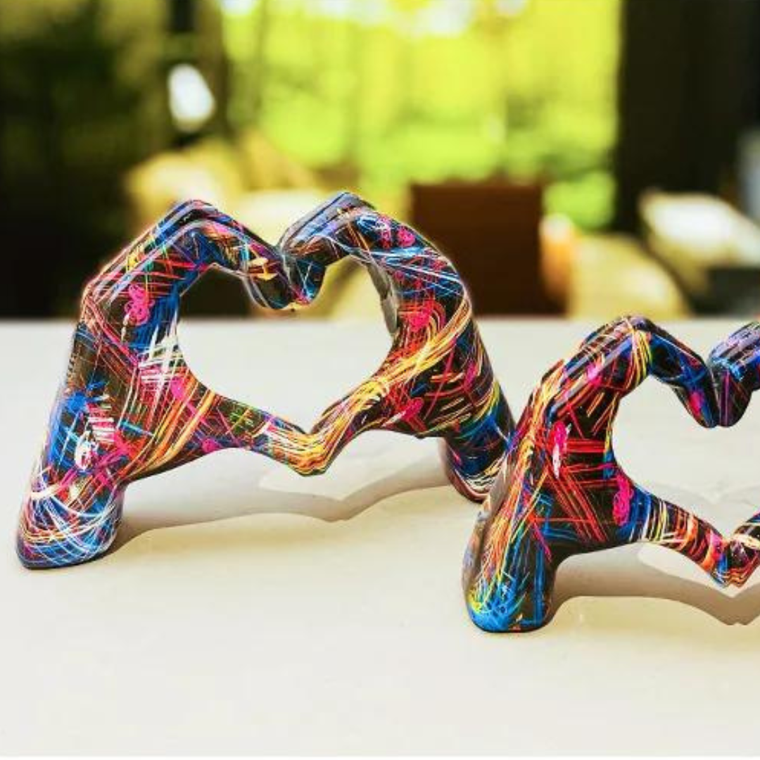 Elegant - Heart Gesture Hand Sculpture