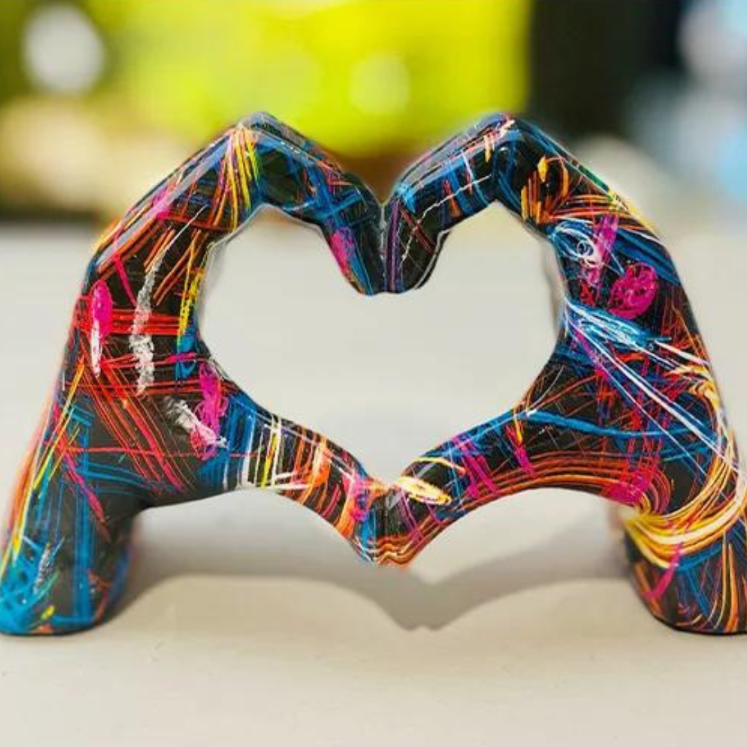 Elegant - Heart Gesture Hand Sculpture