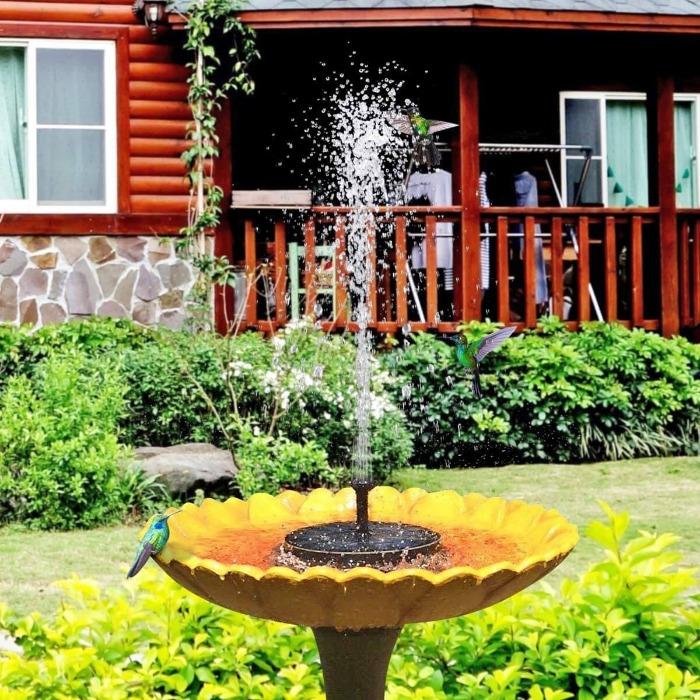 AquaGlow - Solar Water Fountain with Adjustable Nozzles