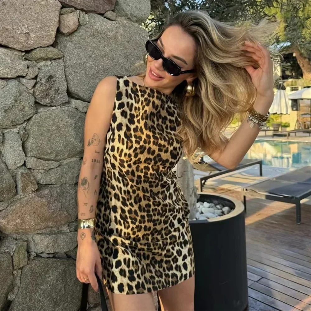 Summer - Leopard Print dress