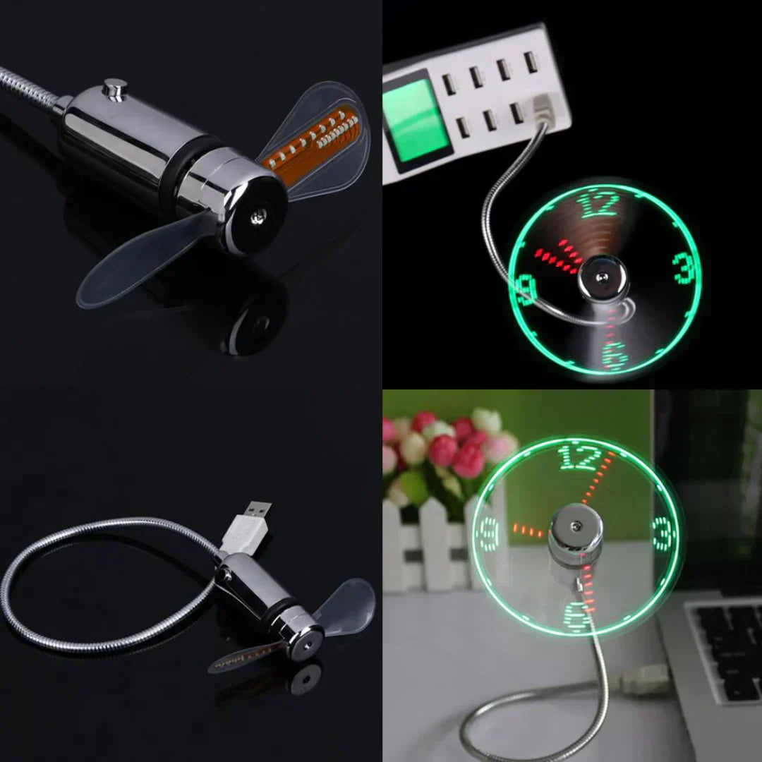 TimeBreeze - USB LED Fan Clock