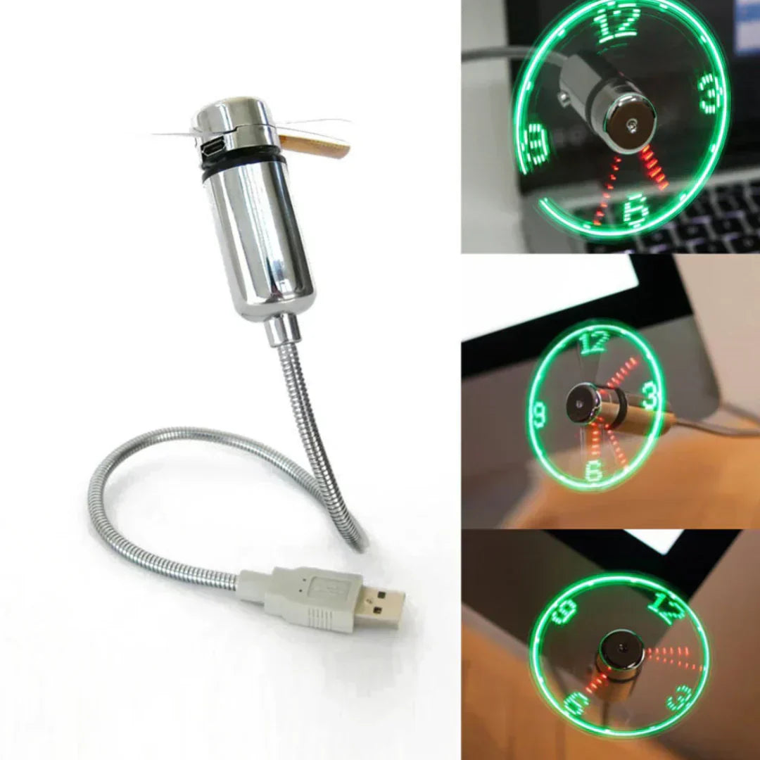 TimeBreeze - USB LED Fan Clock