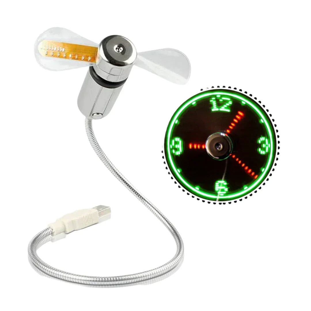 TimeBreeze - USB LED Fan Clock