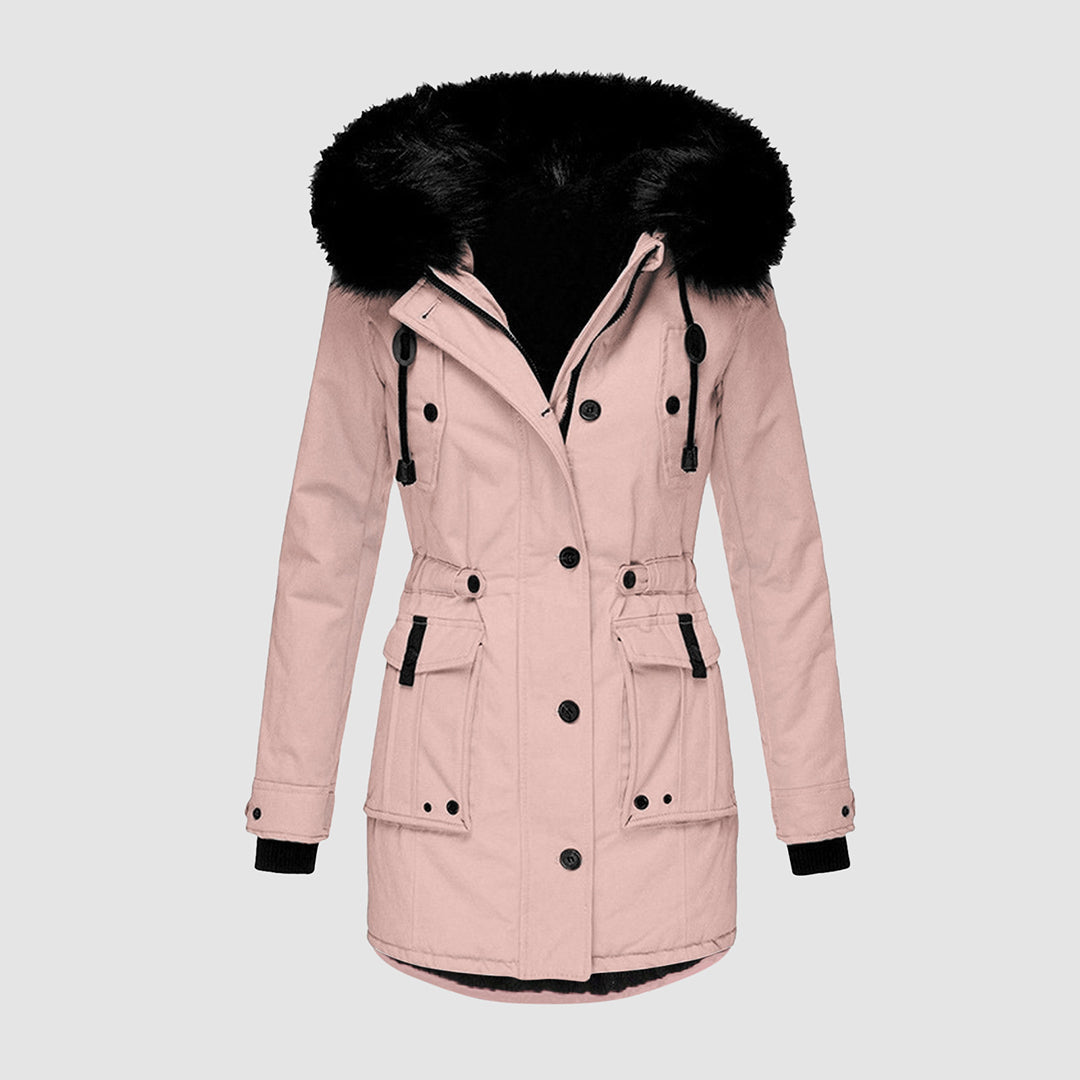 Stylish warming winter jacket – fashionable and cozy