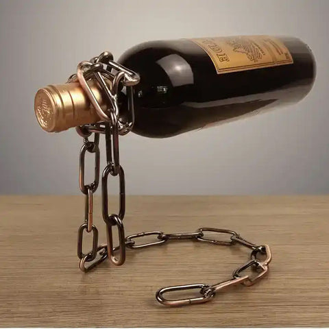 LuxeVibe Elegant wine bottle holder for stylish home decor