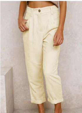 Bellarose | Stylish Soft Corduroy Trousers for Women