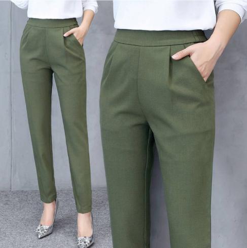 Beatrice | Ladies Plain Pockets Casual Pants