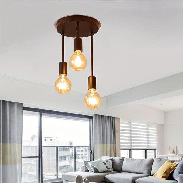 RetroLuxe - 3 Head Vintage Pendant Light