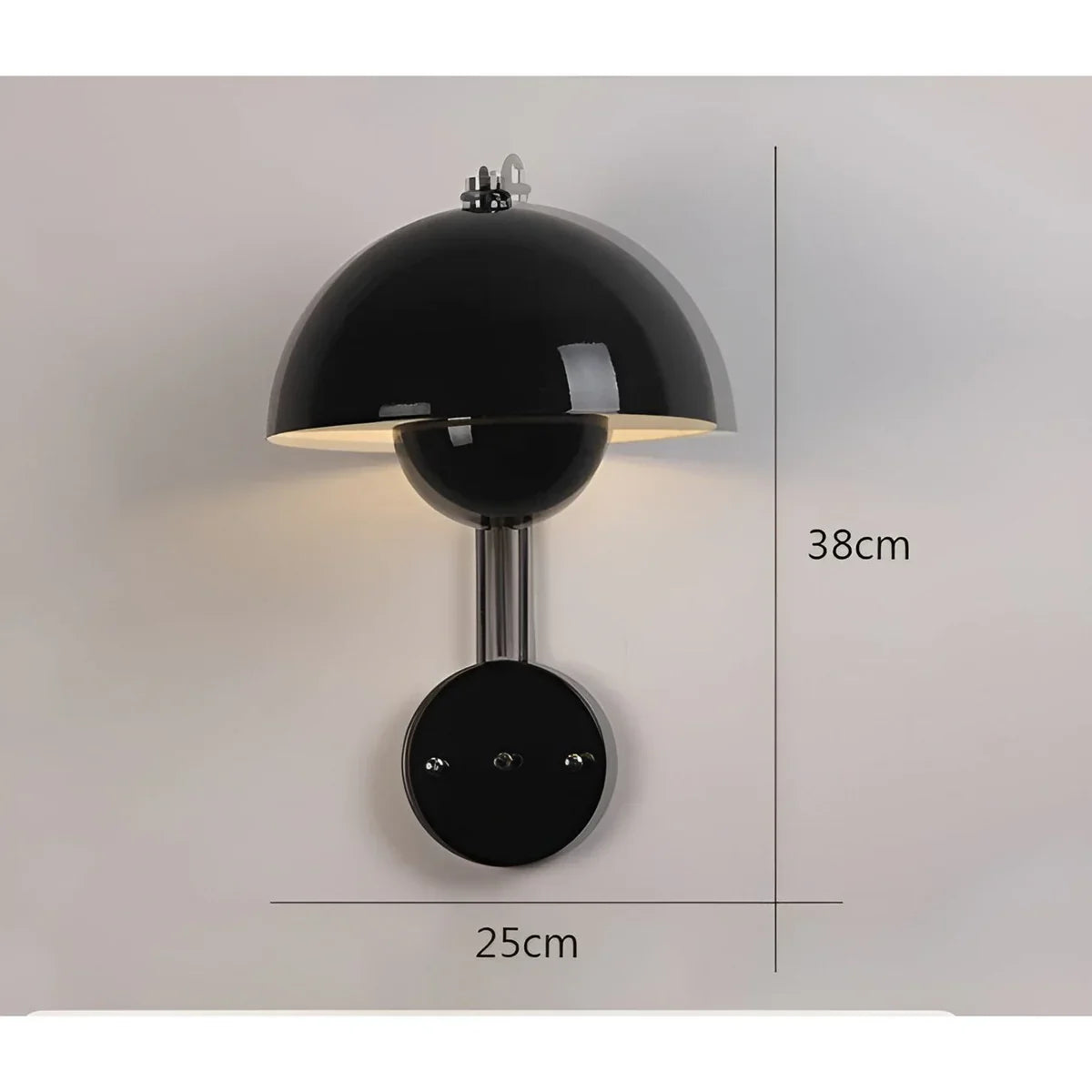 BudLume - Mushroom Glow Cozy Scandinavian Wall Lamp