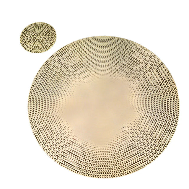 SkandiRound Table Mat – Elegant Round Table Mat for Stylish Table Decoration