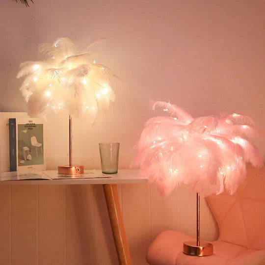 FeatherGlow - Ostrich Night Light