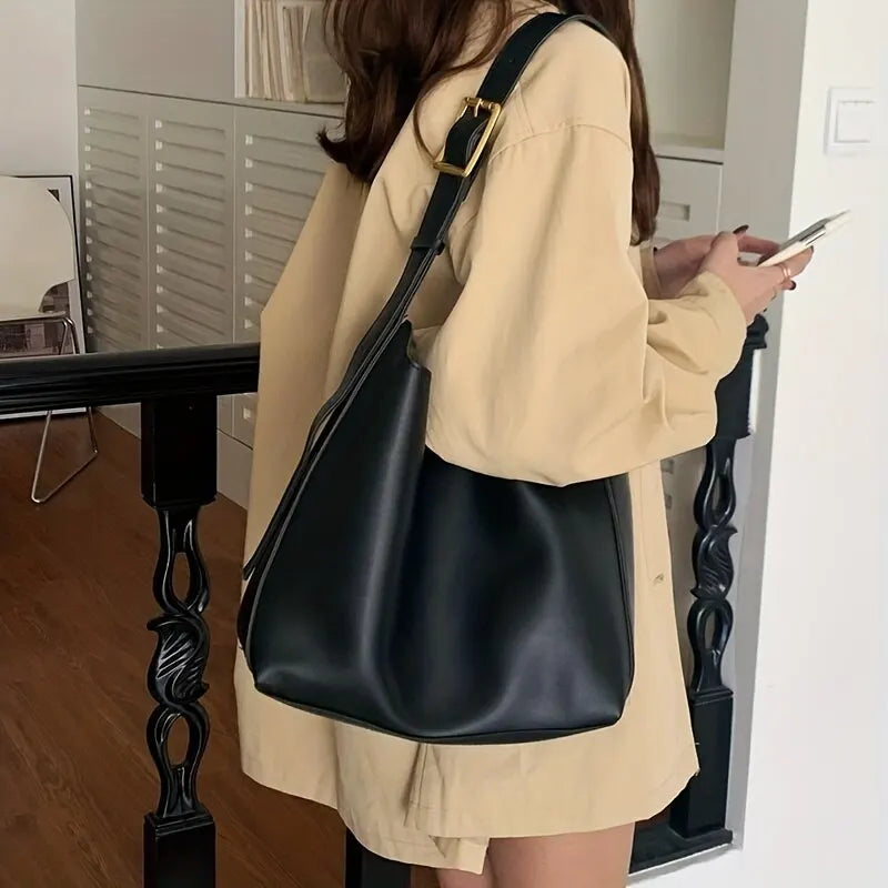 Savannah Luxe Leather Shoulder Bag - Timeless elegance for any occasion