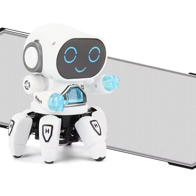 RoboGroove - Interactive singing and dancing robot with colorful LED lights