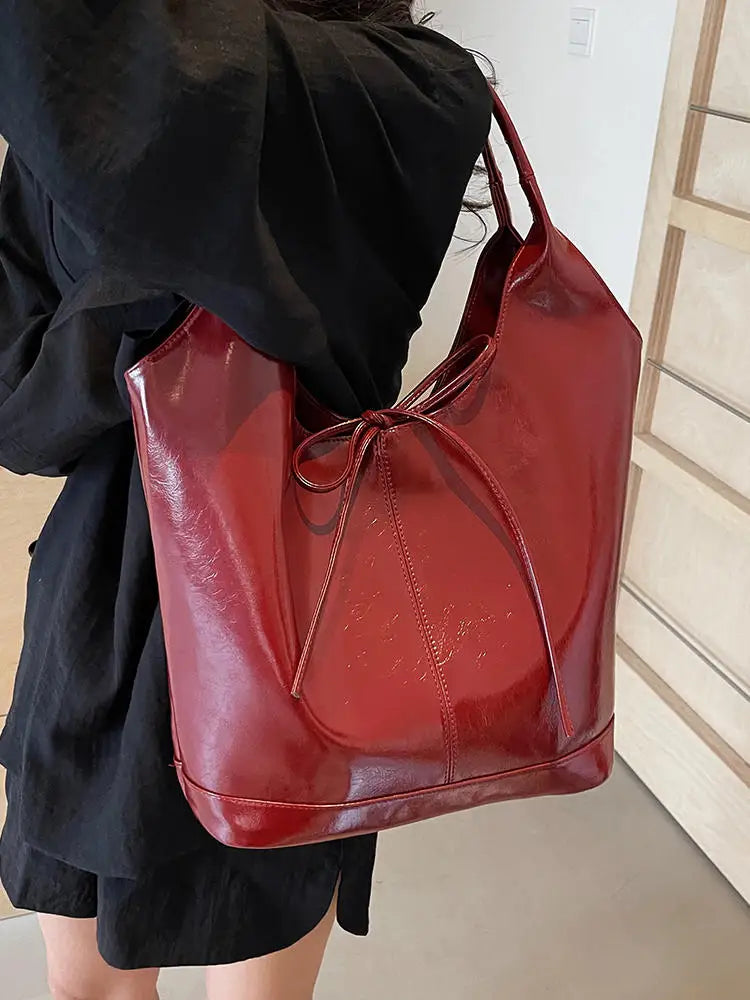 Ribbon Style Tote Bag