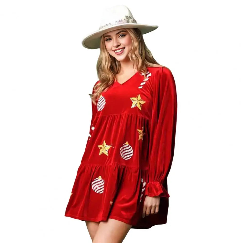 Kath Festive Christmas Dress