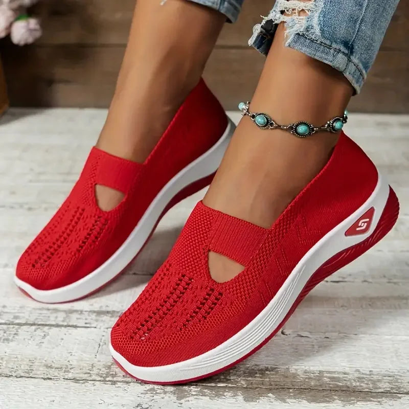 Women's Woven Orthopedic Soft Sole Shoe