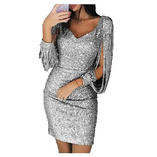 Farrah Sexy Glamorous Glitter Dress