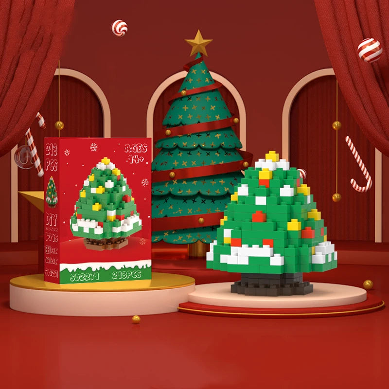 Christmas Theme Building Blocks