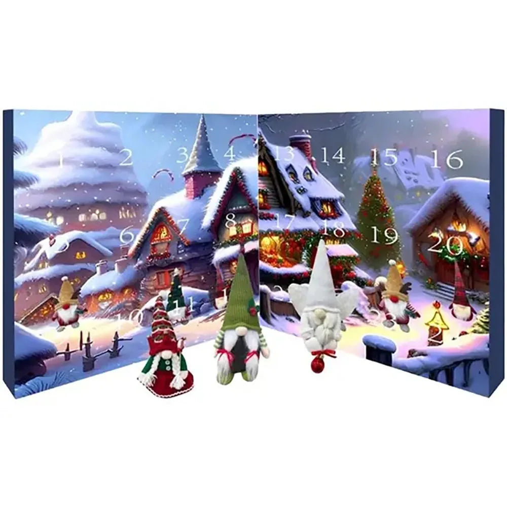 Christmas Gnome Advent Calendar Decoration