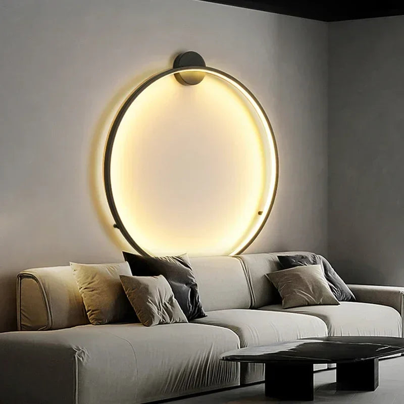 Glow Simple and Elegant Round Wall Lamp