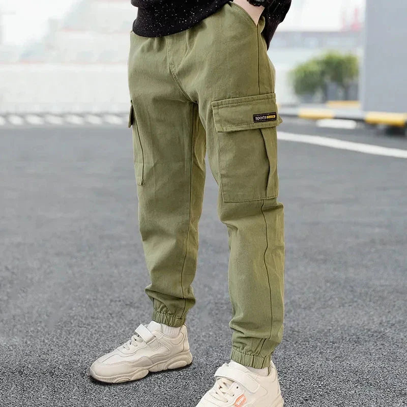 Ron - relaxed fit long pants for kids