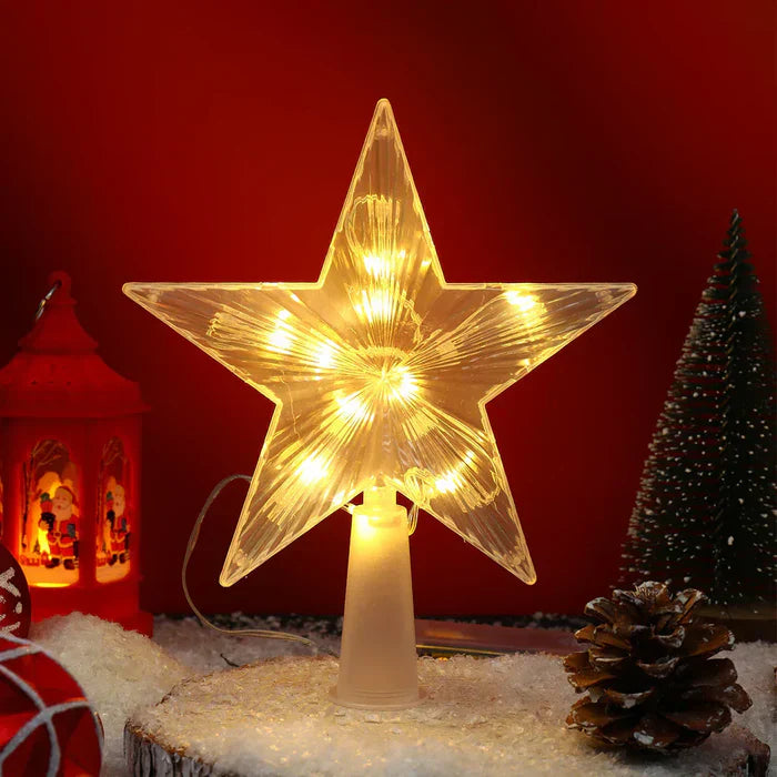 Sparkling Star- Elegant Tree Topper