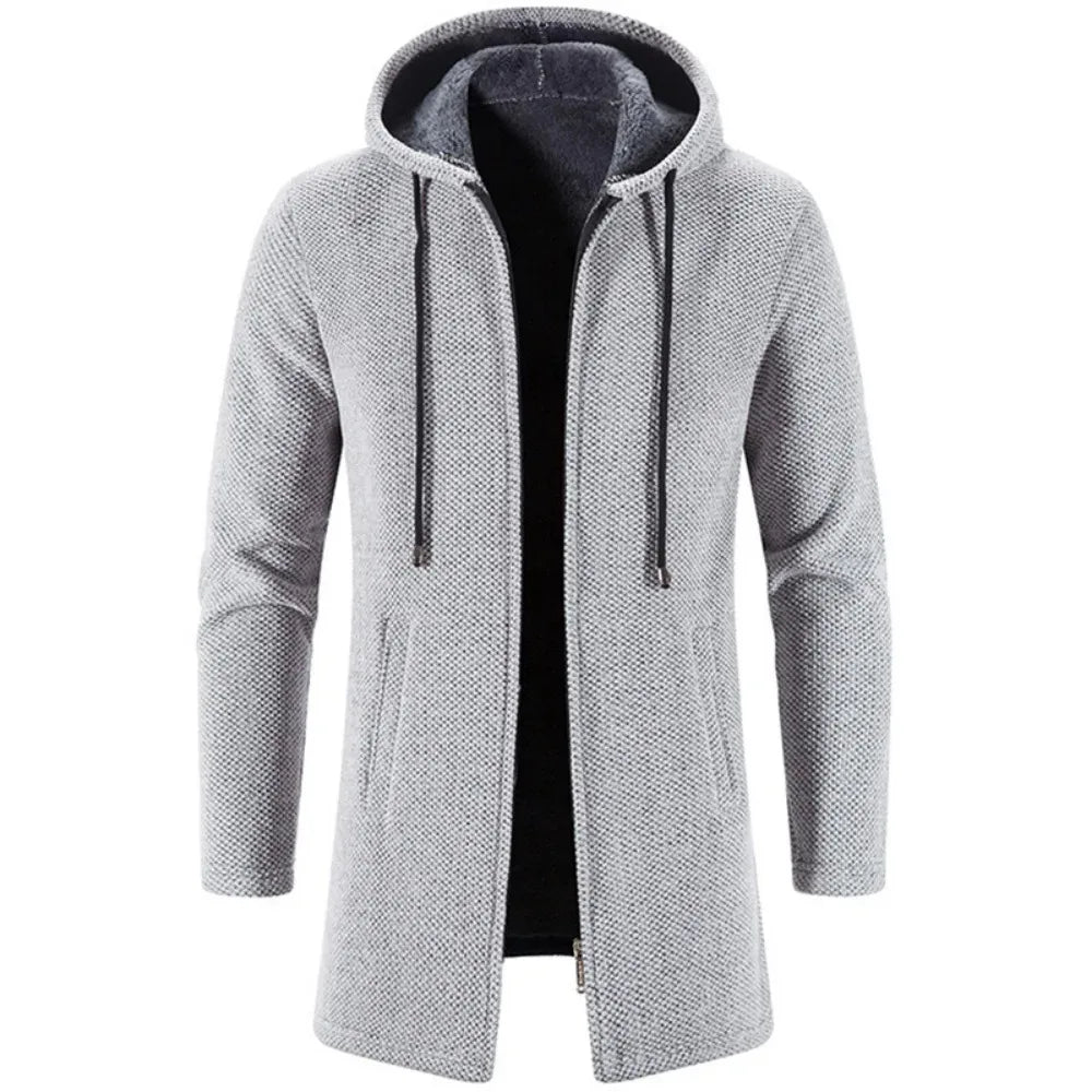 Anders - Men's Hoodie Cardigan with Zipper