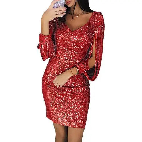 Farrah Sexy Glamorous Glitter Dress