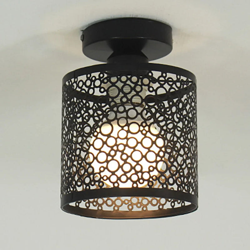 Modern sphere flush mount ceiling lamp