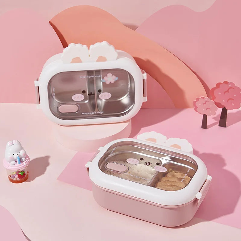 HopNChomp - Lunchbox for Kids with Bunny Design