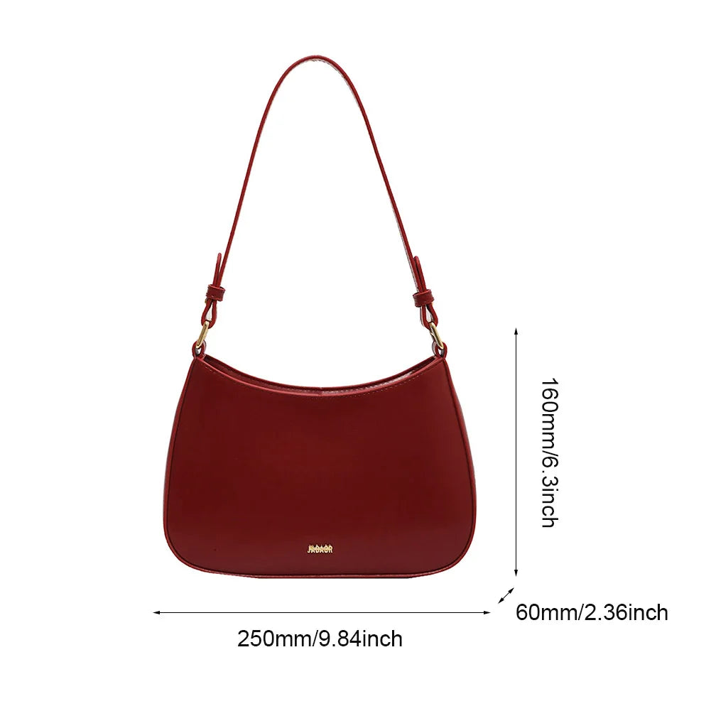 Michelle - Textured Leather Crossbody Bag