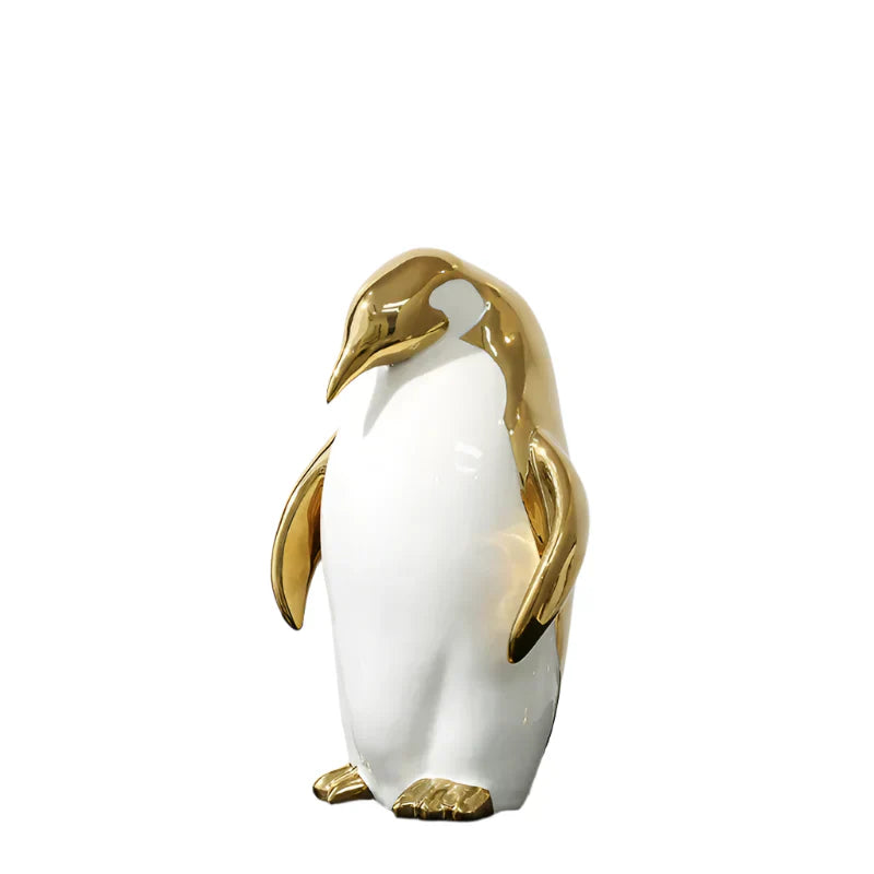 ArcticElegance Penguin Figure – Modern Sculpture
