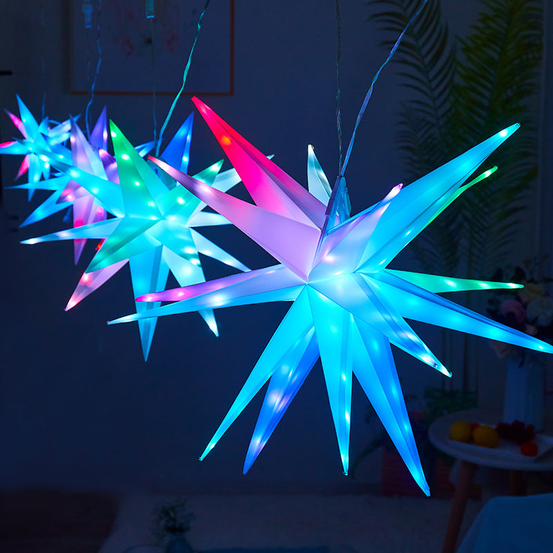 StarGlow - Colorful LED Hanging Star Light with Remote Control